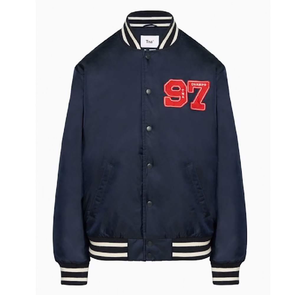 TNA stadium jacket in navy